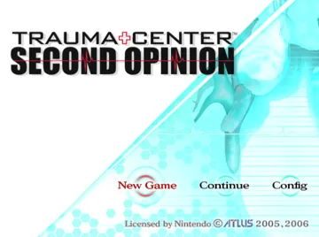 Trauma Center - Second Opinion screen shot title